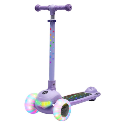 Самокат трёхколёсный Velobibi Spark СМК-2822 сиреневый 01